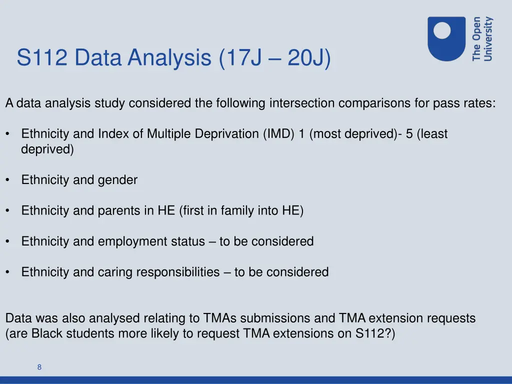 s112 data analysis 17j 20j