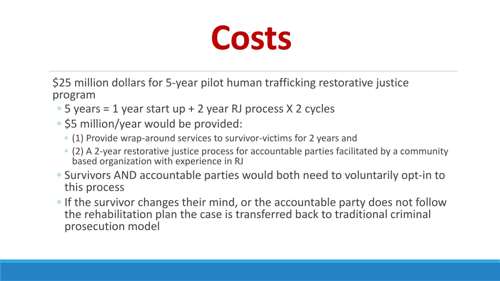costs