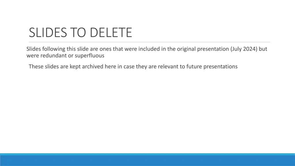 slides to delete