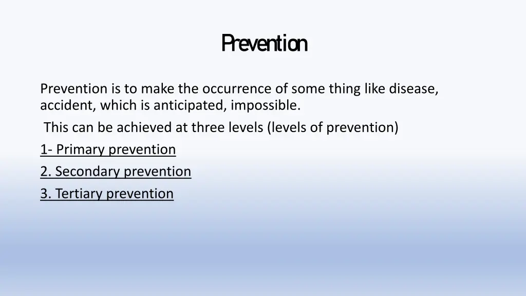 p revention