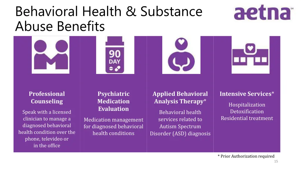 behavioral health substance abuse benefits