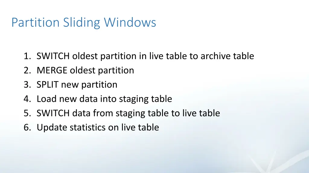 partition sliding windows 1
