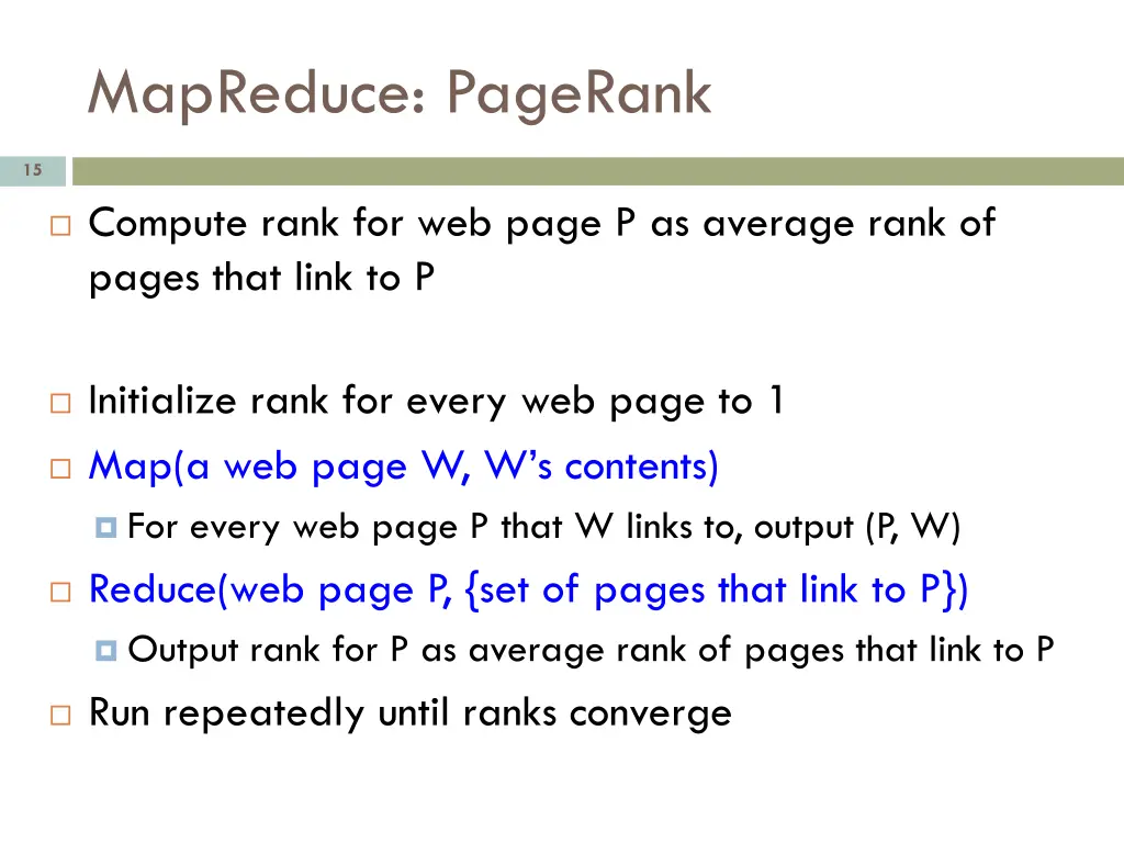 mapreduce pagerank