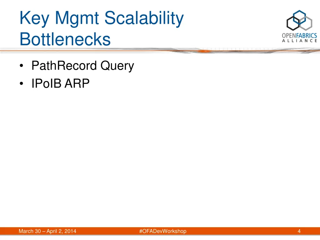 key mgmt scalability bottlenecks