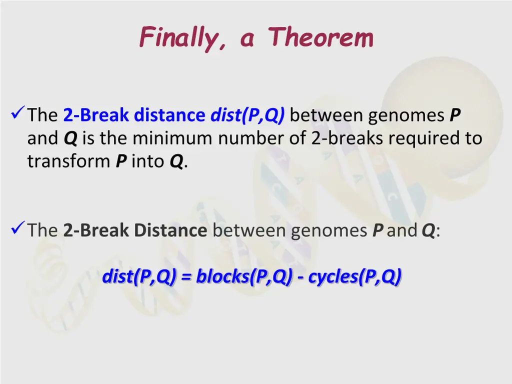 finally a theorem