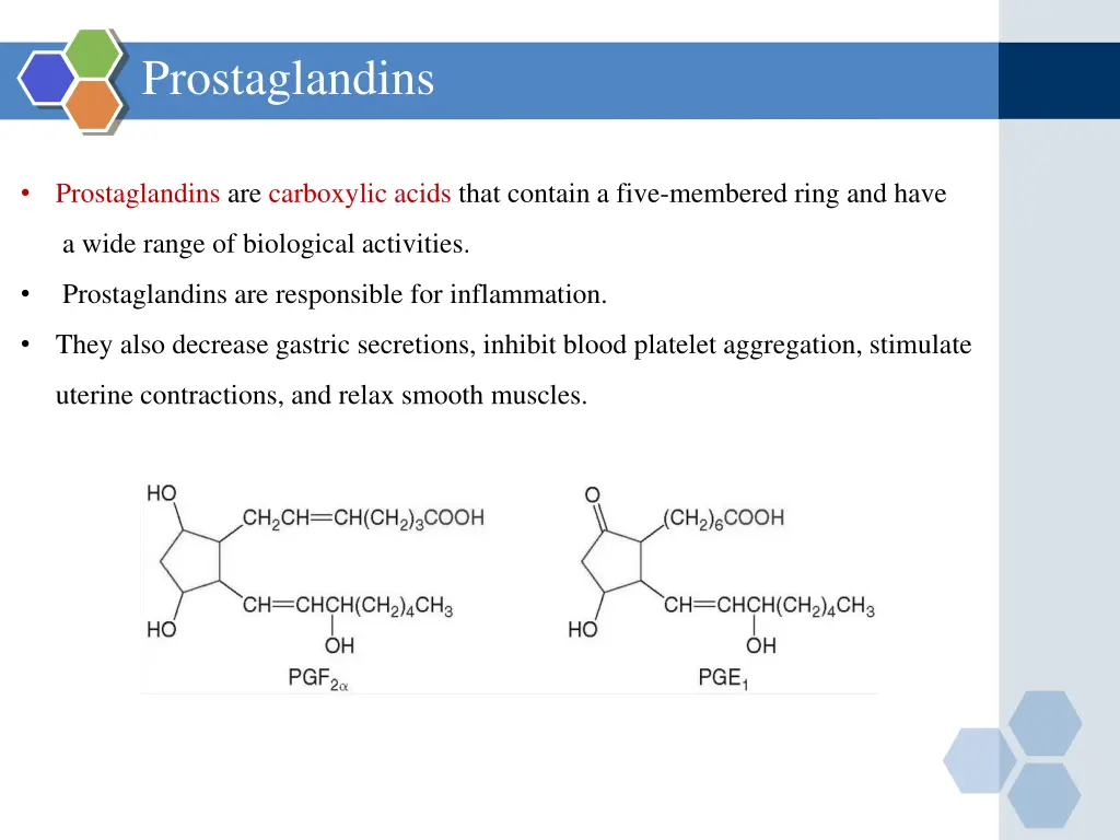 prostaglandins