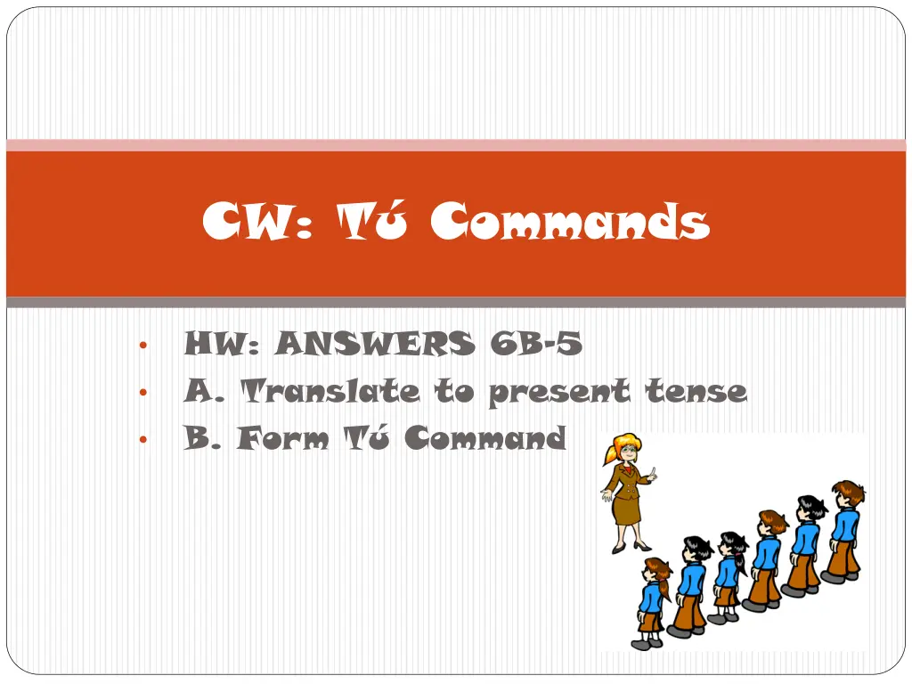 cw t commands