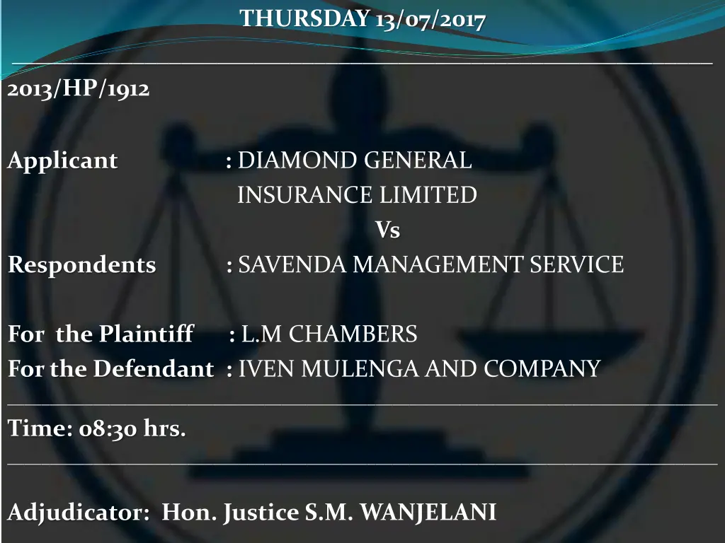 thursday 13 07 2017 3