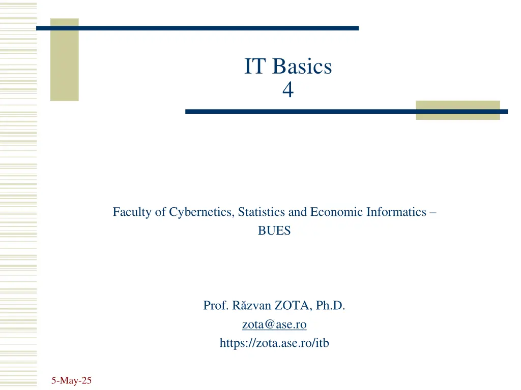 it basics 4