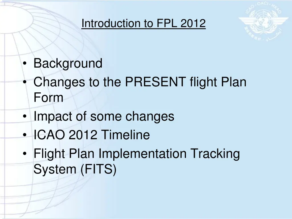 introduction to fpl 2012