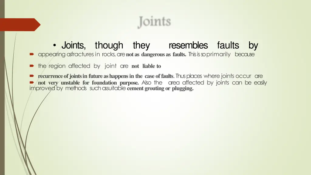 joints though 1