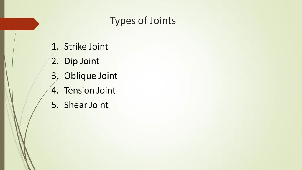 types of joints