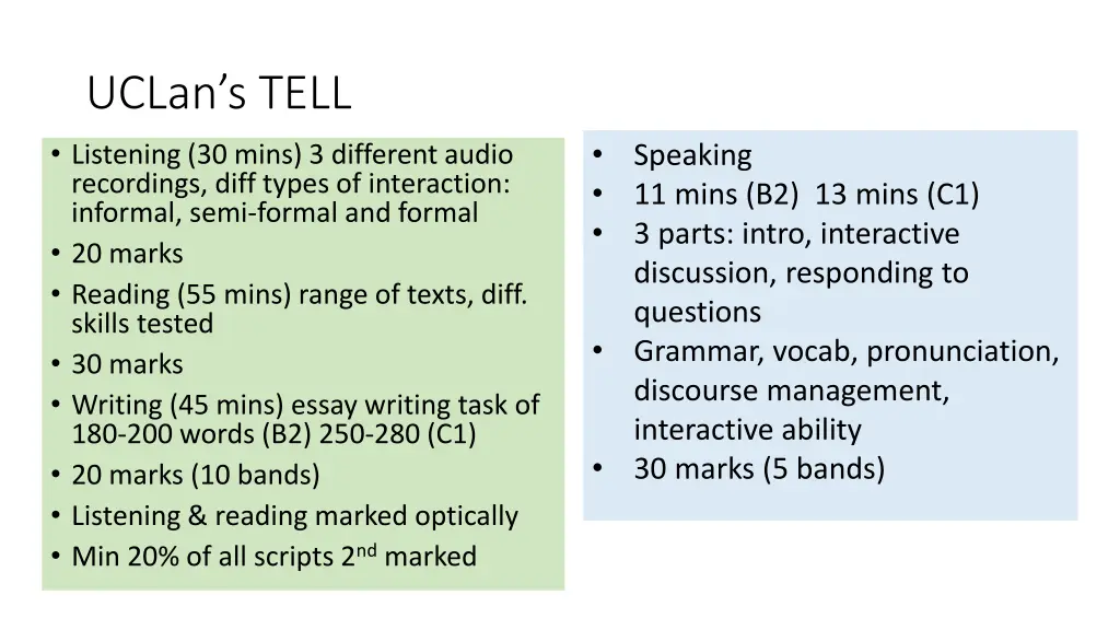 uclan s tell listening 30 mins 3 different audio