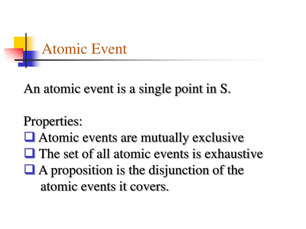 atomic event