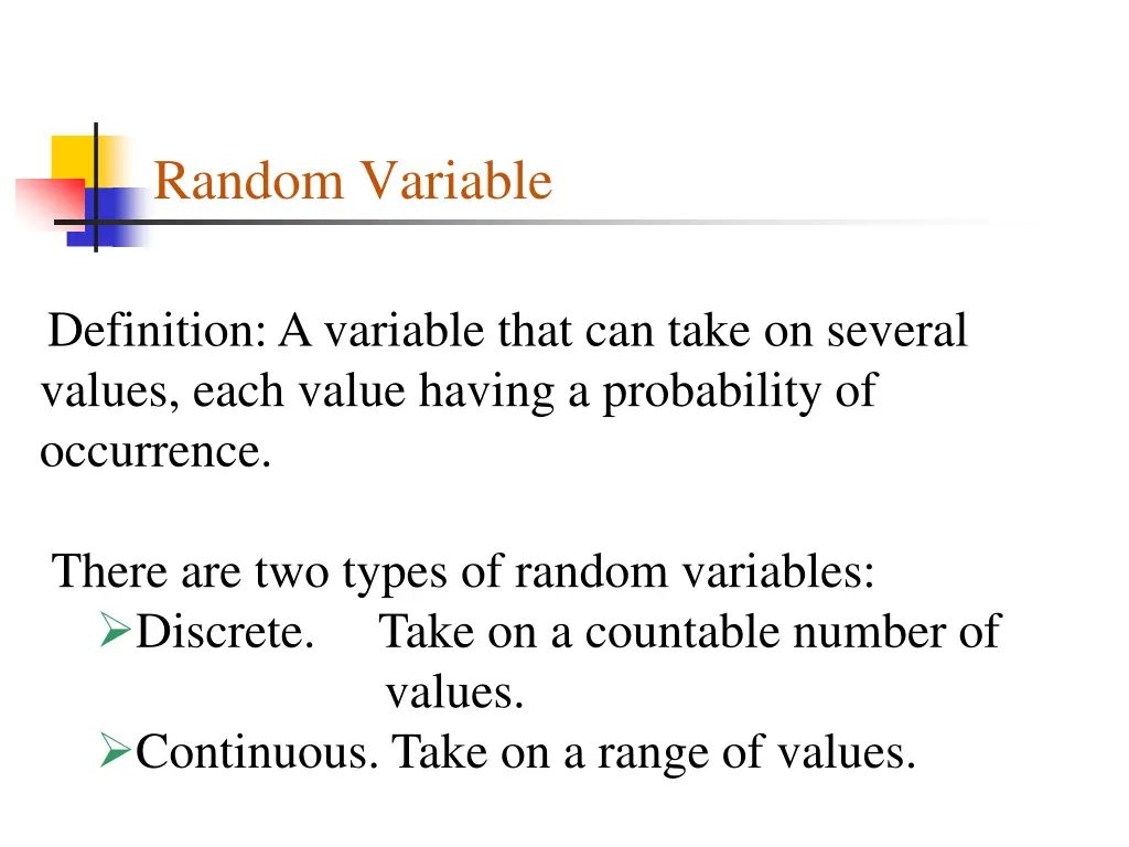 random variable