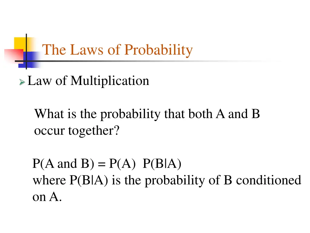 the laws of probability 2