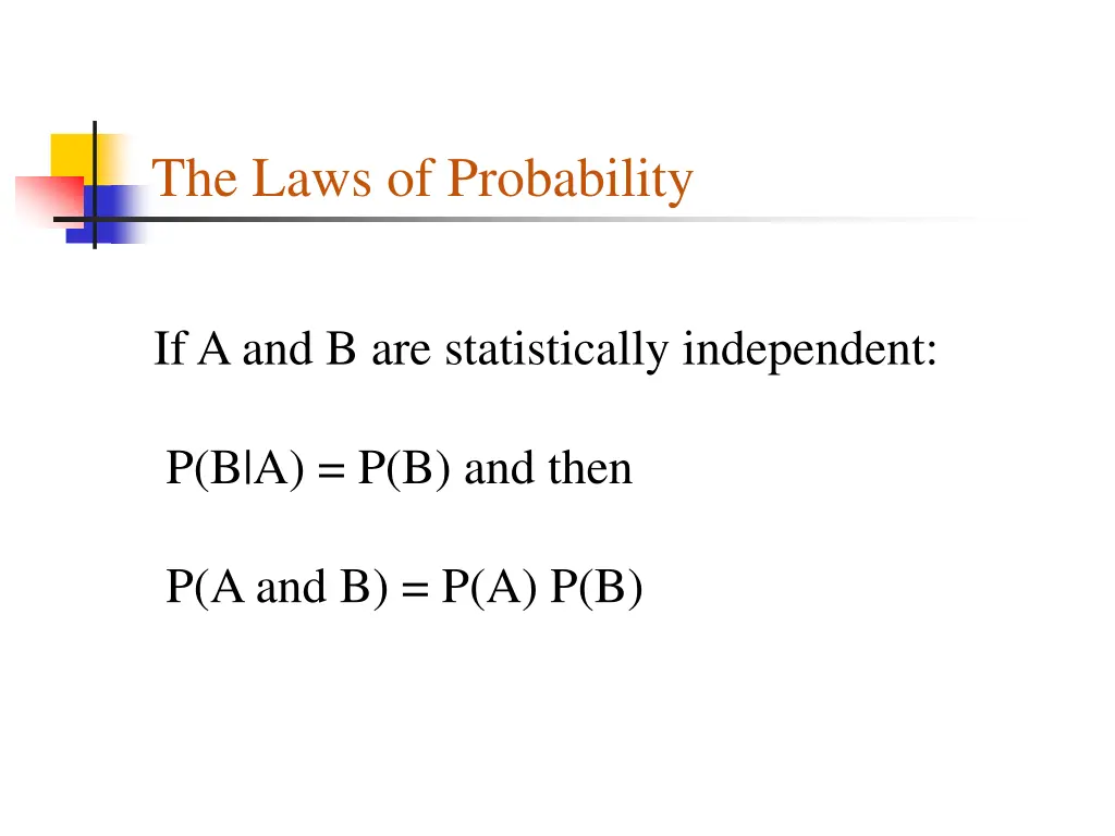 the laws of probability 3