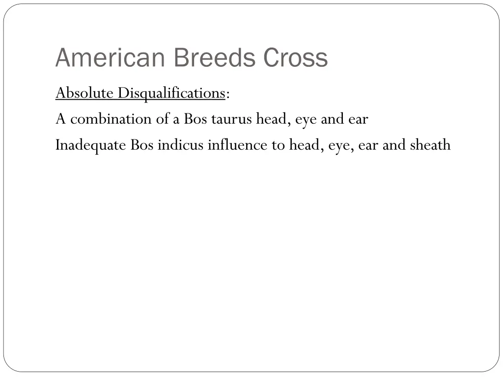 american breeds cross 2