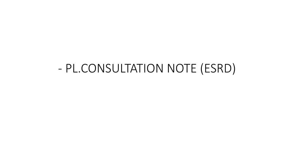 pl consultation note esrd