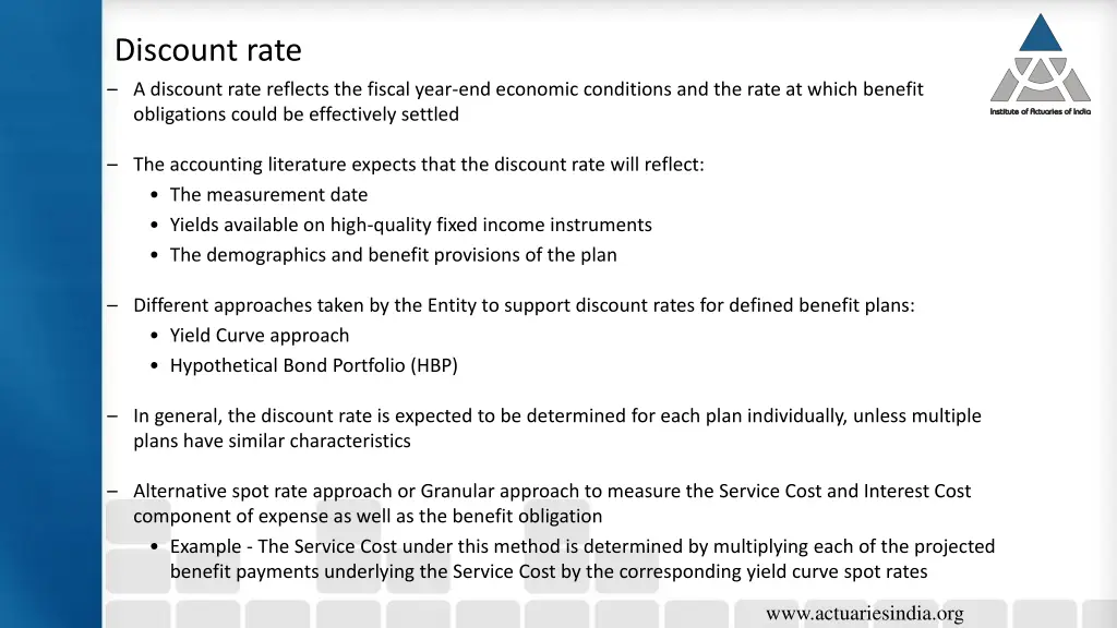 discount rate