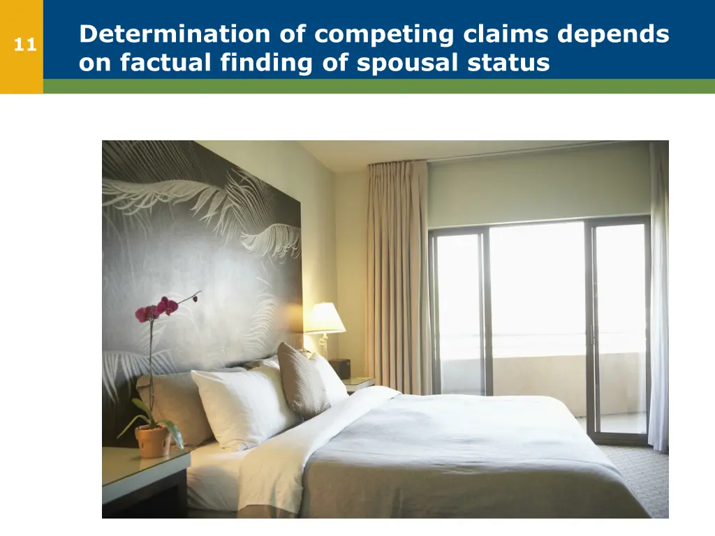 determination of competing claims depends