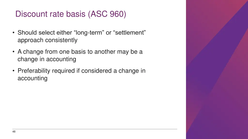 discount rate basis asc 960