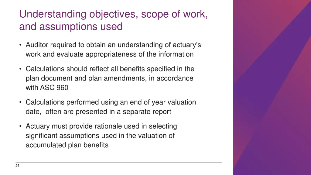 understanding objectives scope of work