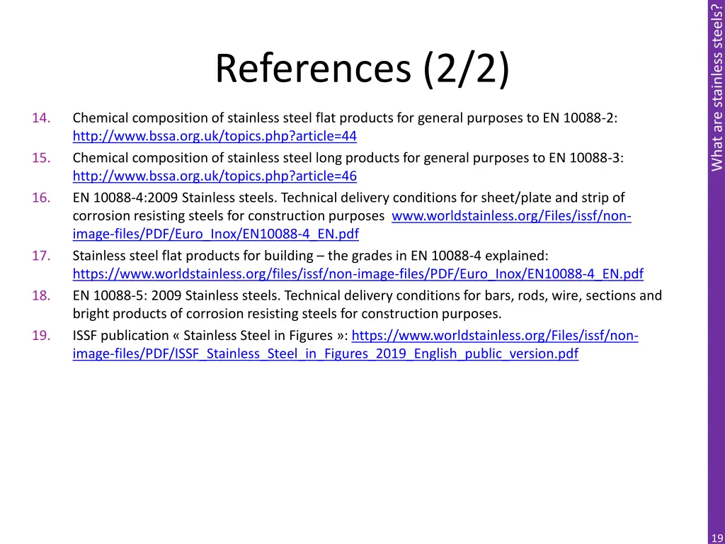 what are stainless steels 18
