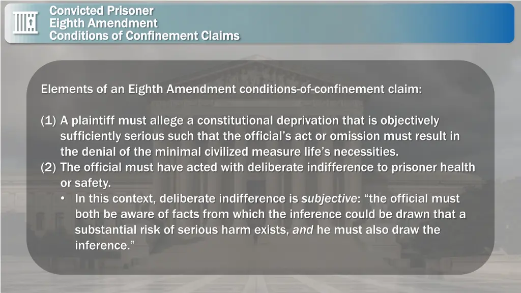 convicted prisoner convicted prisoner eighth 11
