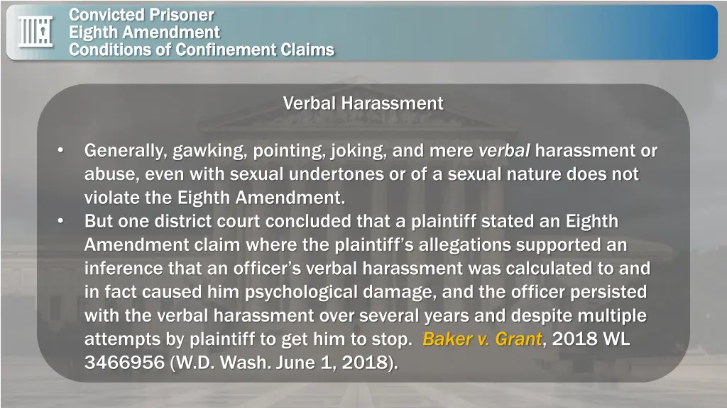 convicted prisoner convicted prisoner eighth 13