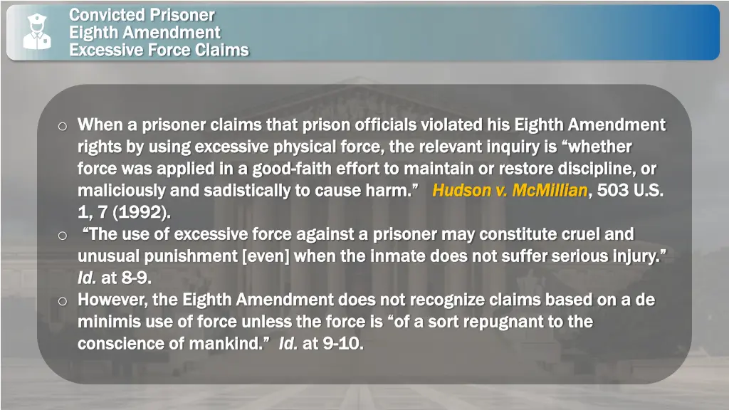 convicted prisoner convicted prisoner eighth 15