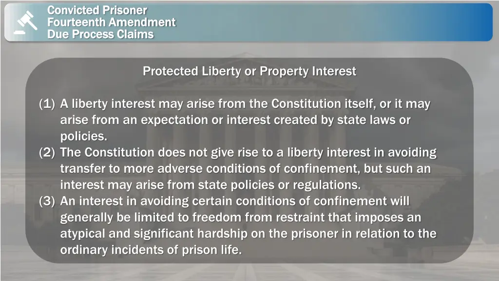 convicted prisoner convicted prisoner fourteenth 1