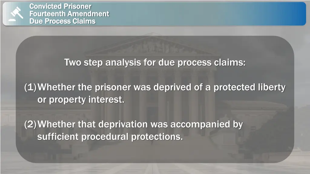 convicted prisoner convicted prisoner fourteenth