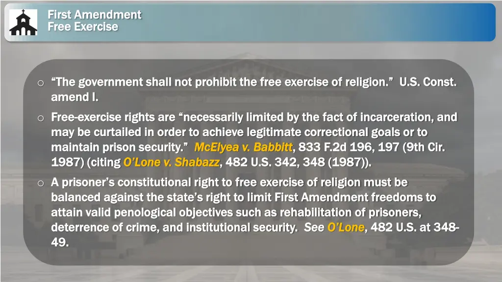 first amendment first amendment free exercise