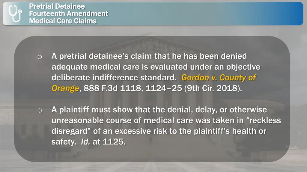 pretrial detainee pretrial detainee fourteenth 2