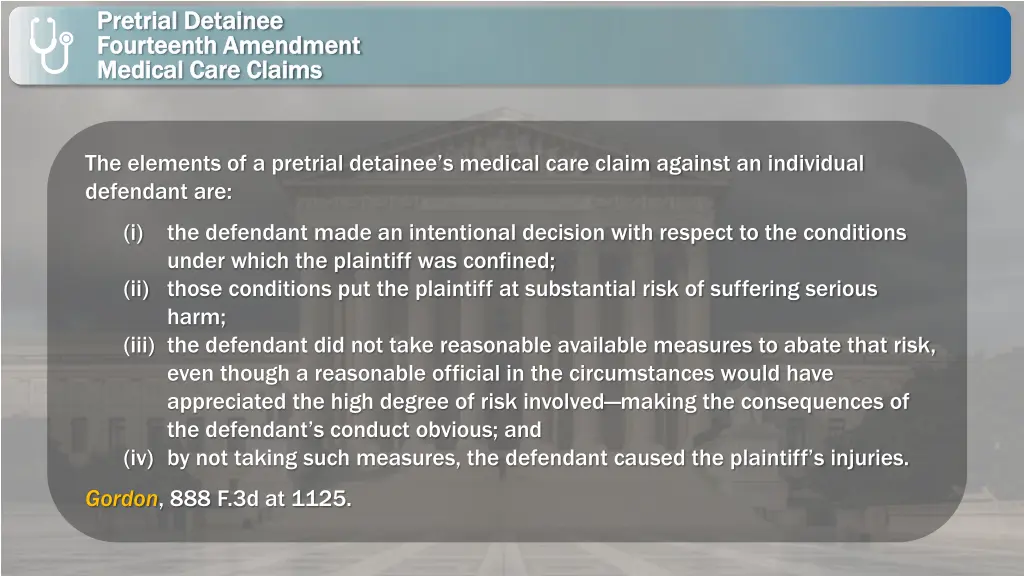 pretrial detainee pretrial detainee fourteenth 3