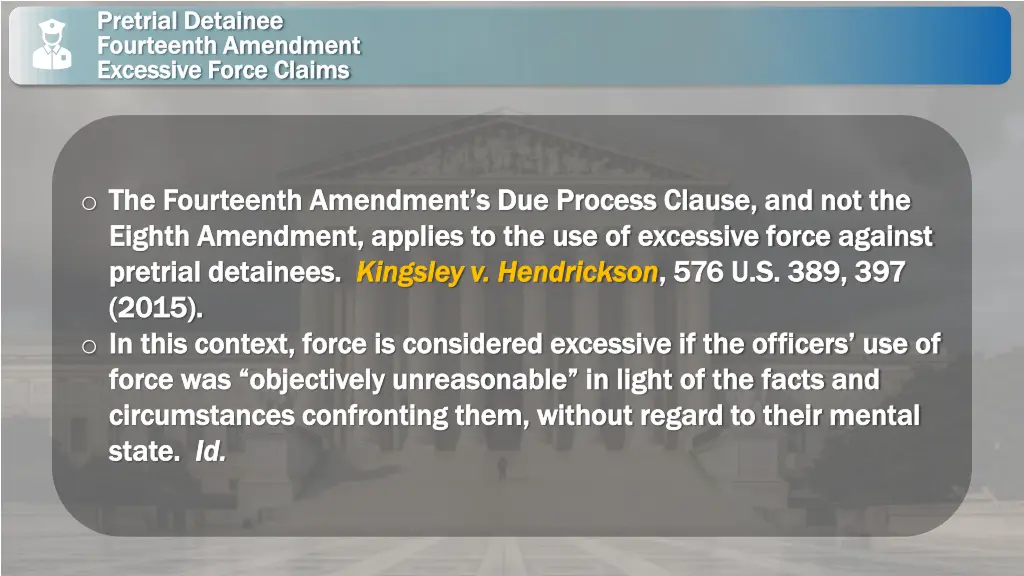 pretrial detainee pretrial detainee fourteenth 8