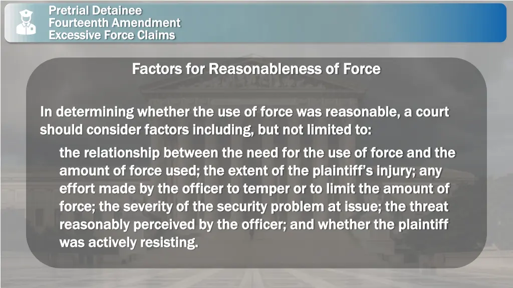 pretrial detainee pretrial detainee fourteenth 9