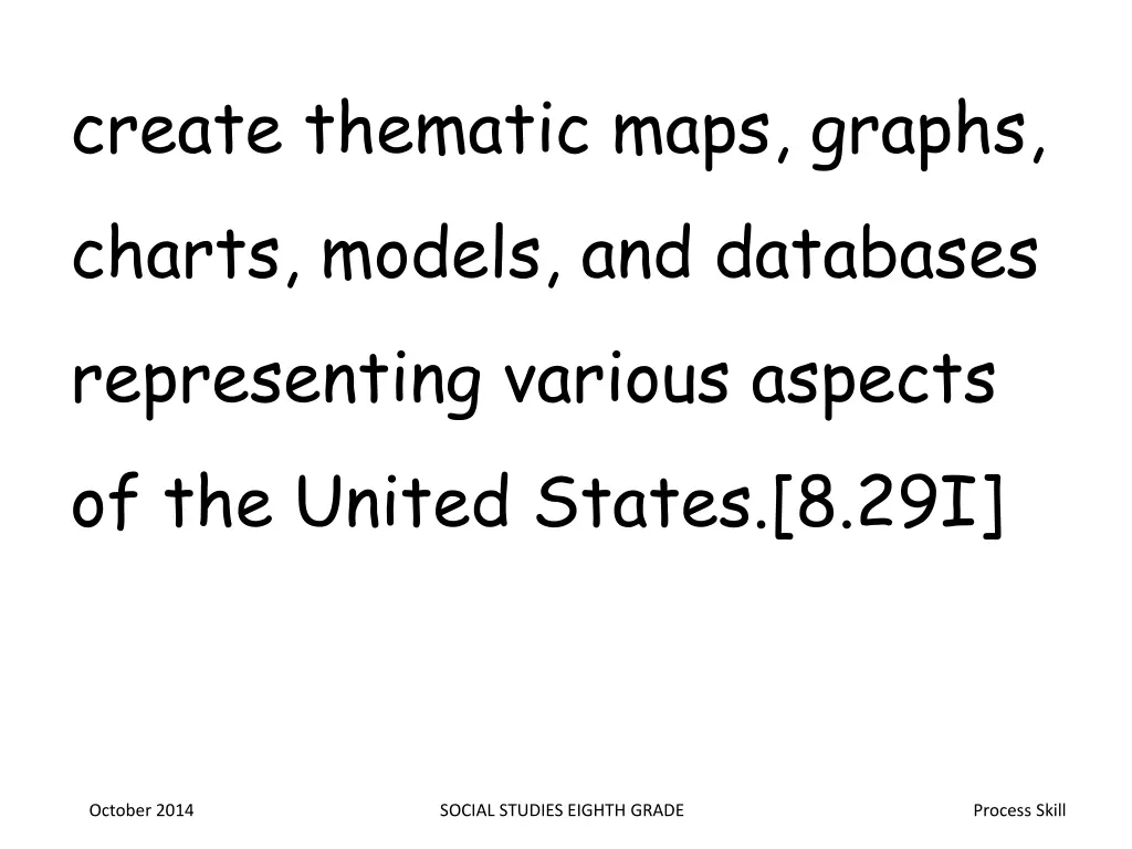 create thematic maps graphs charts models