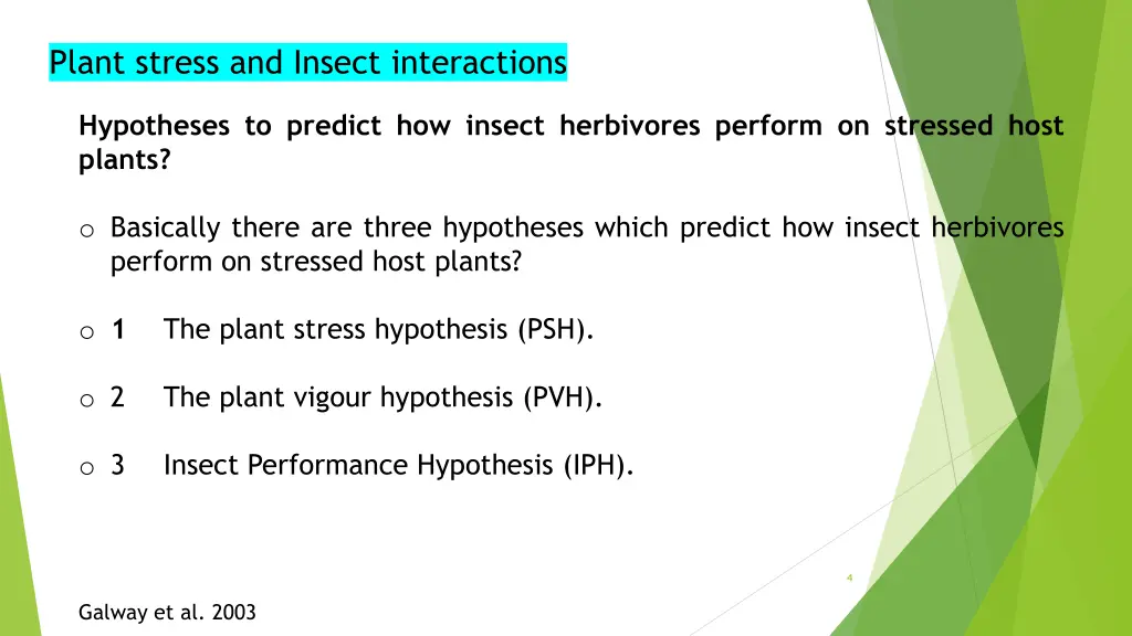 plant stress and insect interactions 1