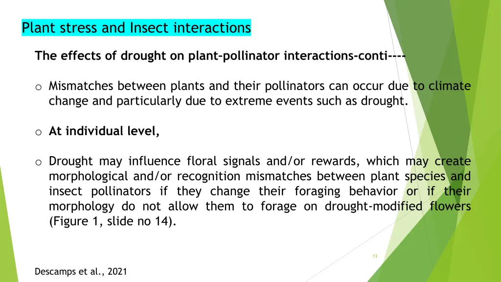 plant stress and insect interactions 10