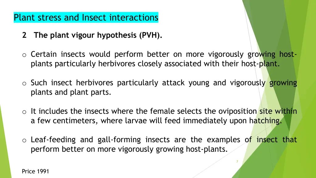 plant stress and insect interactions 4