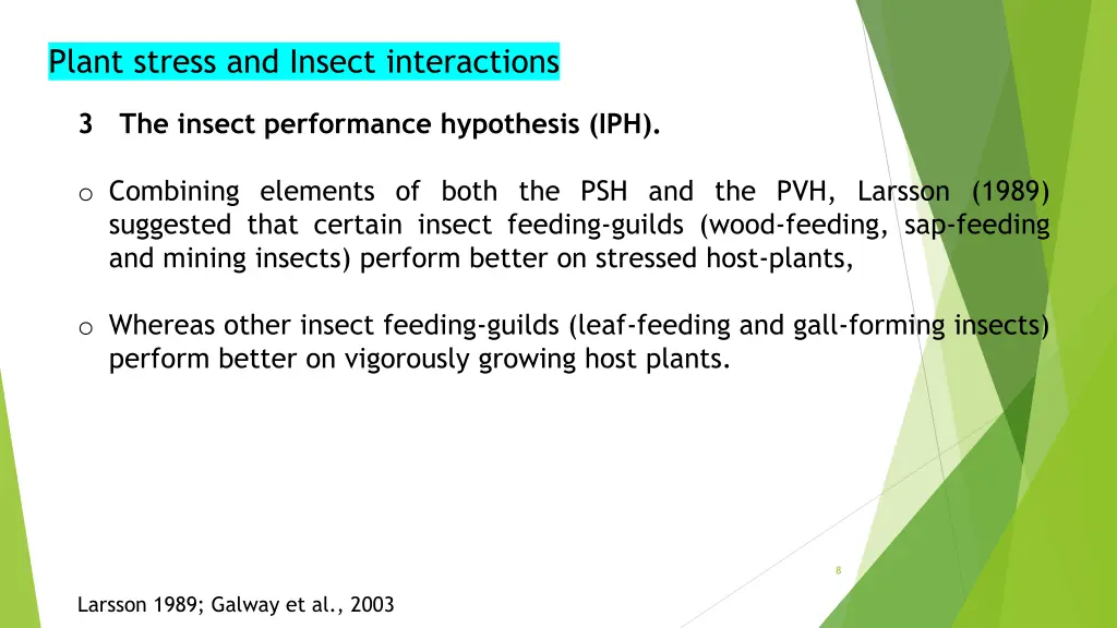 plant stress and insect interactions 5