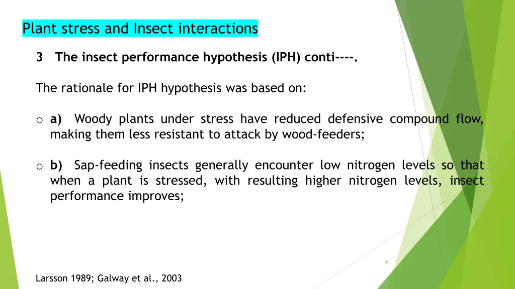 plant stress and insect interactions 6