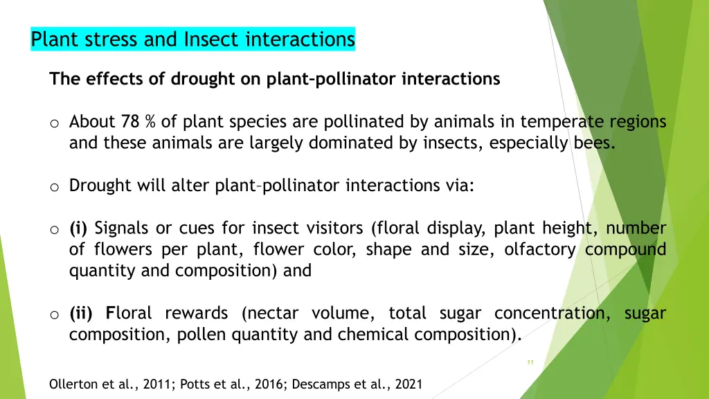 plant stress and insect interactions 8