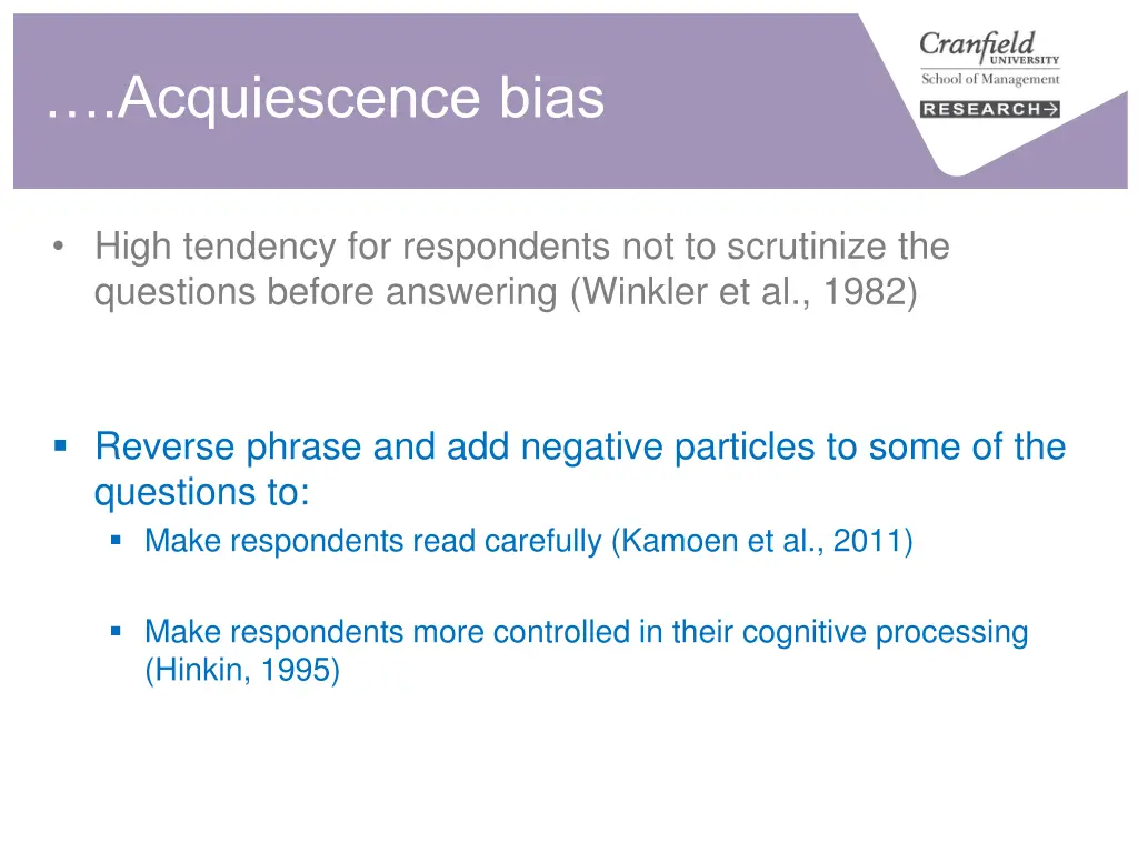 acquiescence bias