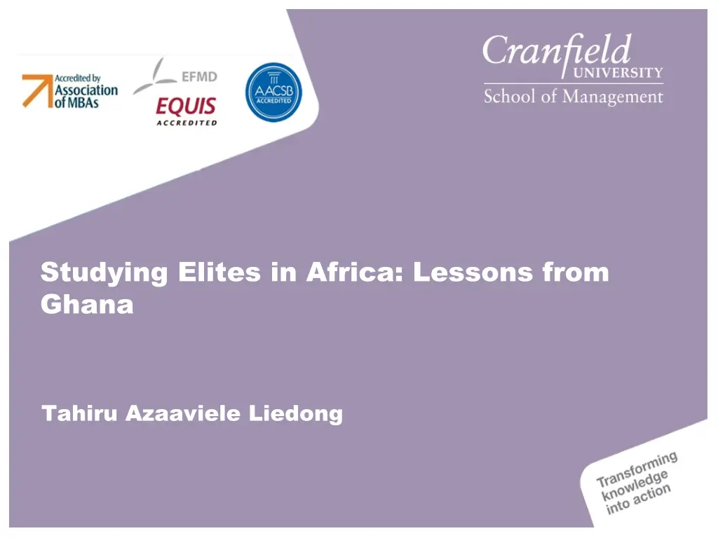 studying elites in africa lessons from ghana