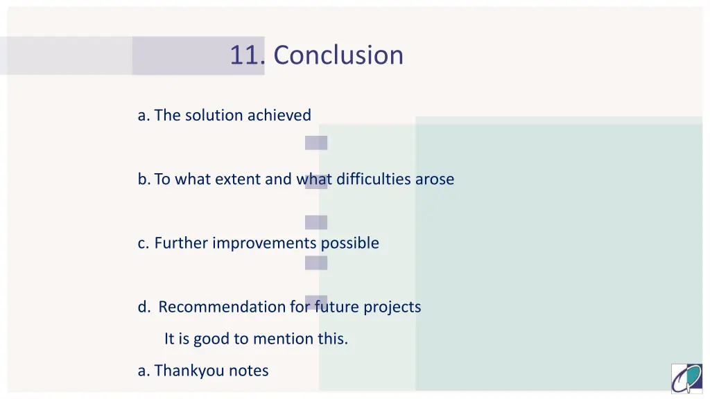 11 conclusion
