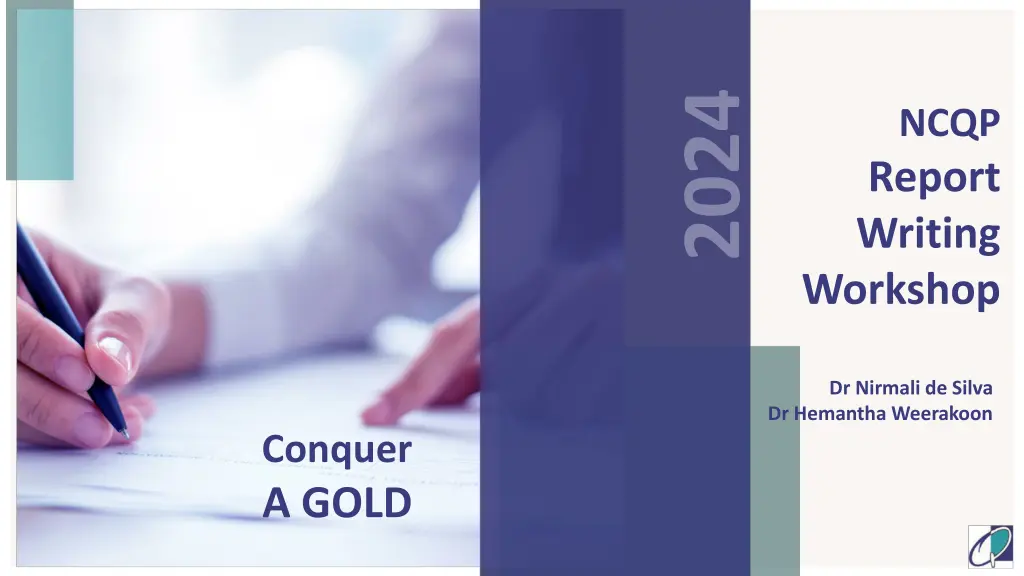 ncqp report writing workshop