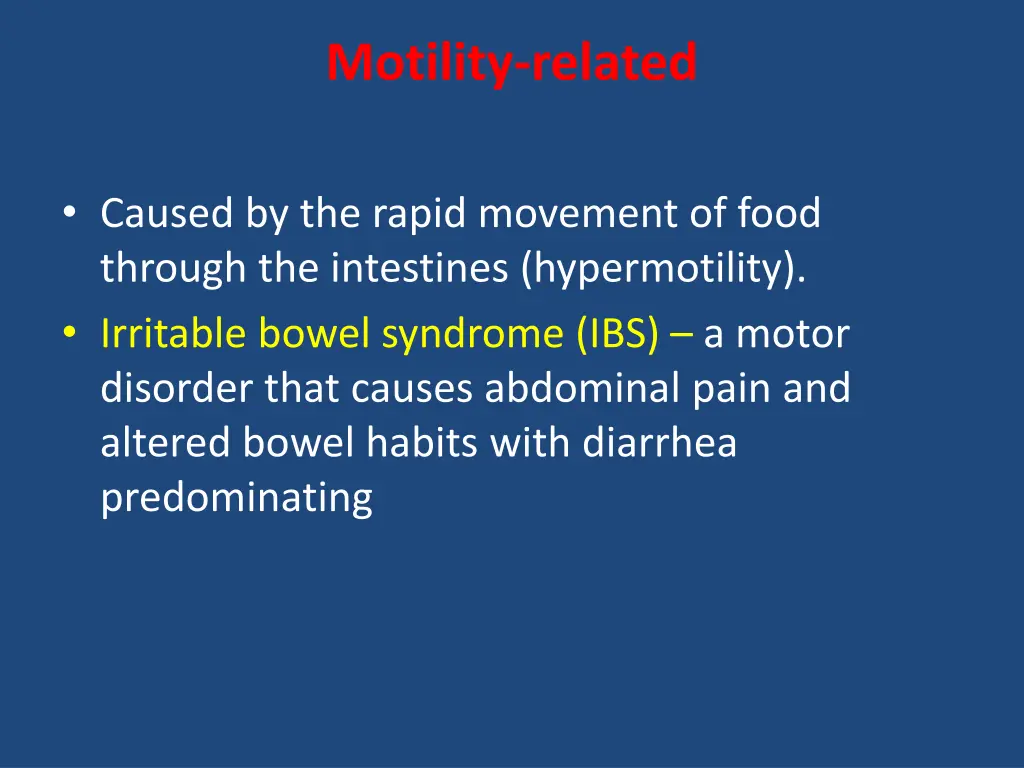 motility related